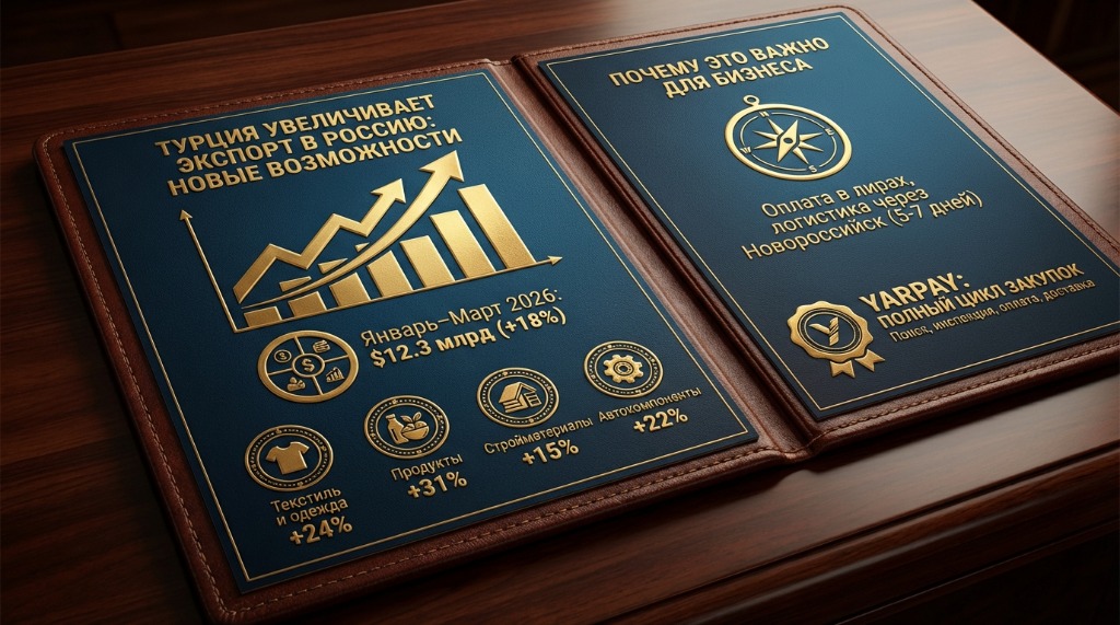 Турция увеличивает экспорт в Россию: новые возможности